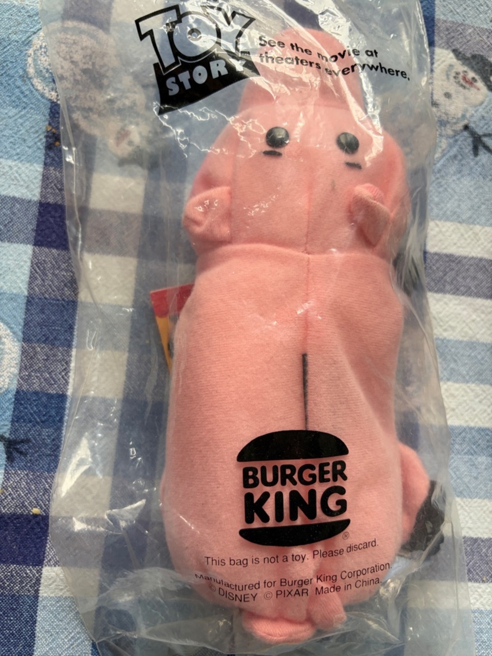 Burger King x Toy Story Pink Hamm Plush (Promotional)